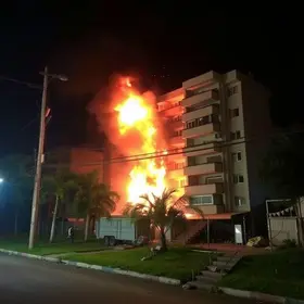 explosão em apartamento