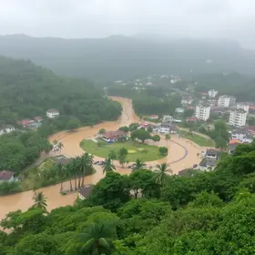 risco de deslizamentos e enchentes em Campinas