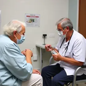 vacina contra gripe em idosos