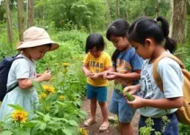 Brincadeiras na Agrofloresta