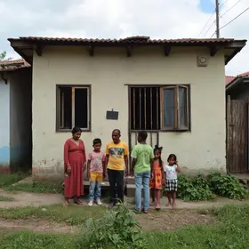 retirada de famílias