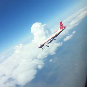 avião que partia de Campinas