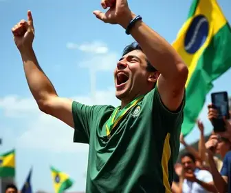 Flávio Bolsonaro na região de Campinas